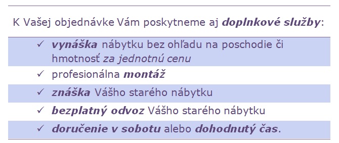 vynaska odvoz stareho nabytku