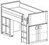 GUMI detská poschodová posteľ G15