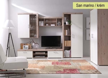 san marino + krém - SAMBA - sektorový obývačkový systém