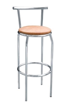 ilustračné foto - lesklý chróm - Barová stolička KUBA