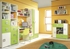 krém + zelená - LABYRINT sektorová detská izba