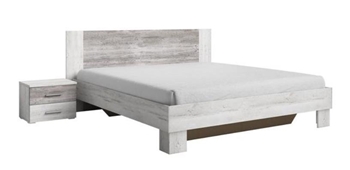 Canion artic pinie 224ZDH - VERA manželská posteľ + 2x nočný stolík