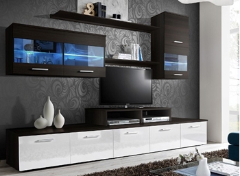 Obývacia stena Logo II (23 EMW L2) + LED