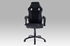 čierna + sivá ekokoža - Kancelárska stolička KA-N157