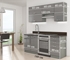 rozmery - Kuchynská linka GREY 180 SP