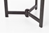 čierny kov +  šedé sklo - Príručný / konferenčný stolík TWINS