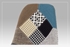 masívne bukové nohy + látka patchwork - Stolička CT-724 PW2