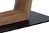 tmavý dub + čierny matný lak - Jedálenský stôl HT-810 OAK3