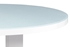 biele sklo + biely lesk - Okrúhly jedálenský stôl AT-4004 WT
