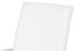 chróm + biela prešívaná ekokoža - Jedálenské kreslo HC-349 WT
