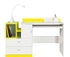 biela / žltá - MOBI počítačový stolík MO11