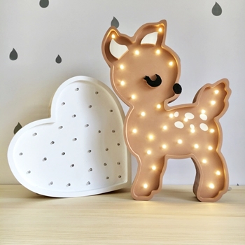 detská lampička srnka - Detská dekoračná lampa Srnka