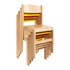 možnosť stohovania - Detská stolička z bukového masívu - Model 02