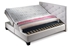 prierez postele - Manželská posteľ Boxspring VIANA
