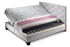 prierez postele - Manželská posteľ Boxspring BELO