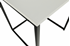čierny kov + biely mat  - Set konferenčných stolíkov KASTLER TYP 3
