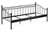 čierna - Jednolôžková posteľ BED-1905 BK/WT