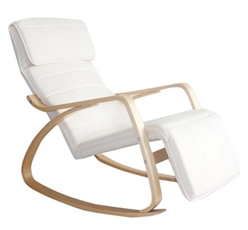 krémová - Hojdacie kreslo SIVERT