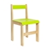 zelená - Detská stolička z bukového masívu - Model 05