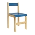 modrá - Detská stolička z bukového masívu - Model 05