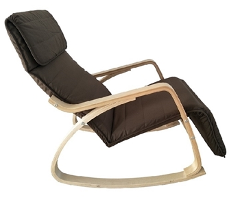 hnedá - Hojdacie kreslo SIVERT - SKLADOM