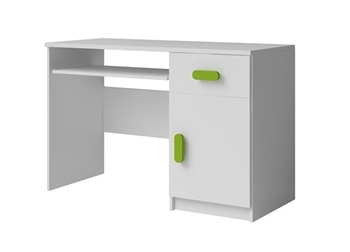 biela + zelená - SMYK I PC stolík 08 - SKLADOM