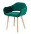 drevené nohy - Moderná stolička Evi
