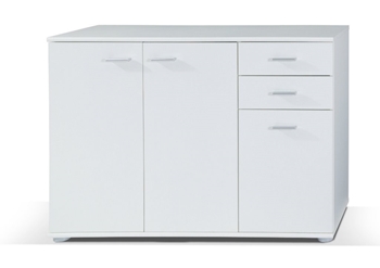 biela - Komoda Mike 1 3T2S