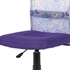 fialová + vzor - Detská stolička KA-2325