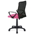 čierna + ružová - Kancelárska stolička KA-B047