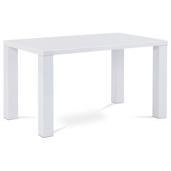 biely vysoký lesk - Jedálenský stôl AT-3007 WT