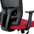 čierna + bordová - Kancelárska stolička KA-B1012