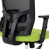 čierna + zelená - Kancelárska stolička KA-B1012