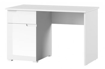 biely mat + biely lesk - SELENE písací stolík 14