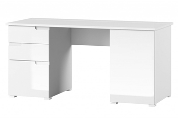biely mat + biely lesk - SELENE písací stolík 15