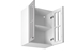 LINEA GREY horná skrinka G60S 2D