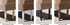 možnosť výberu farebného prevedenia nôh - Lavica Easy Light Grey
