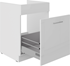 biely mat + biely lesk - LARA WHITE drezová skrinka 60 ZL 1S BB