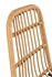 čierny kov + syntetický ratan - Ratanová stolička K401