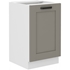 biela + clay grey - LUNA drezová skrinka 50 ZL 1F BB