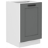 biela + dust grey - LUNA drezová skrinka 50 ZL 1F BB