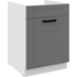 biela + dust grey - LUNA drezová skrinka 60 ZL 1S BB