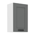 biela + dust grey - LUNA horná skrinka 45 G-72 1F