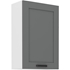 biela + dust grey - LUNA horná skrinka 60 G-90 1F