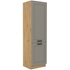dub artisan + clay grey - LUNA skrinka na chladničku 60 LO-210 2F