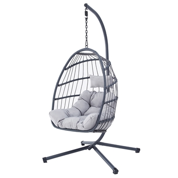 Záhradné závesné kreslo AZ-V1269 GREY