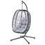 Záhradné závesné kreslo AZ-V1289 GREY