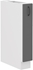 biela + dust grey - STILO dolná skrinka 15 D CARGO BB