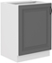 biela + dust grey - STILO dolná skrinka 60  D 1F BB