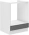 biela + dust grey - STILO skrinka na rúru 60 D GAZ BB